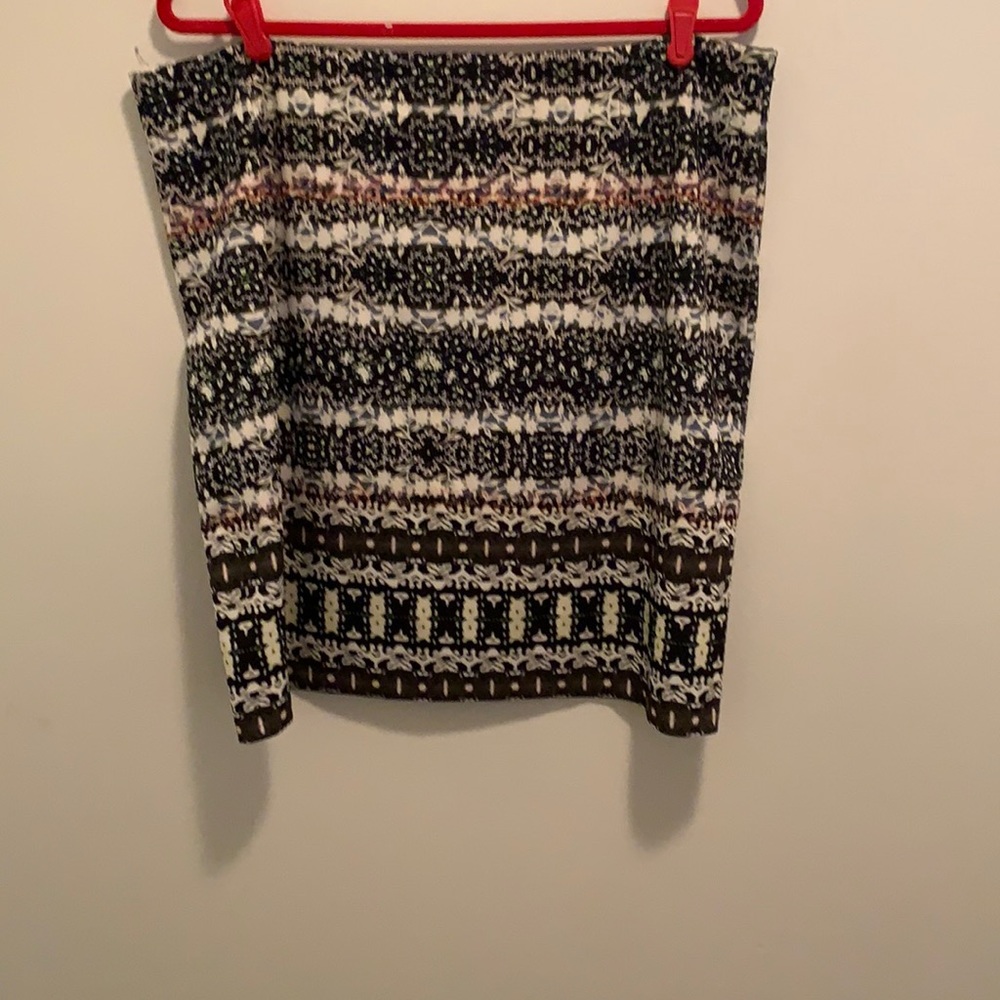 Short Patterned Skirt